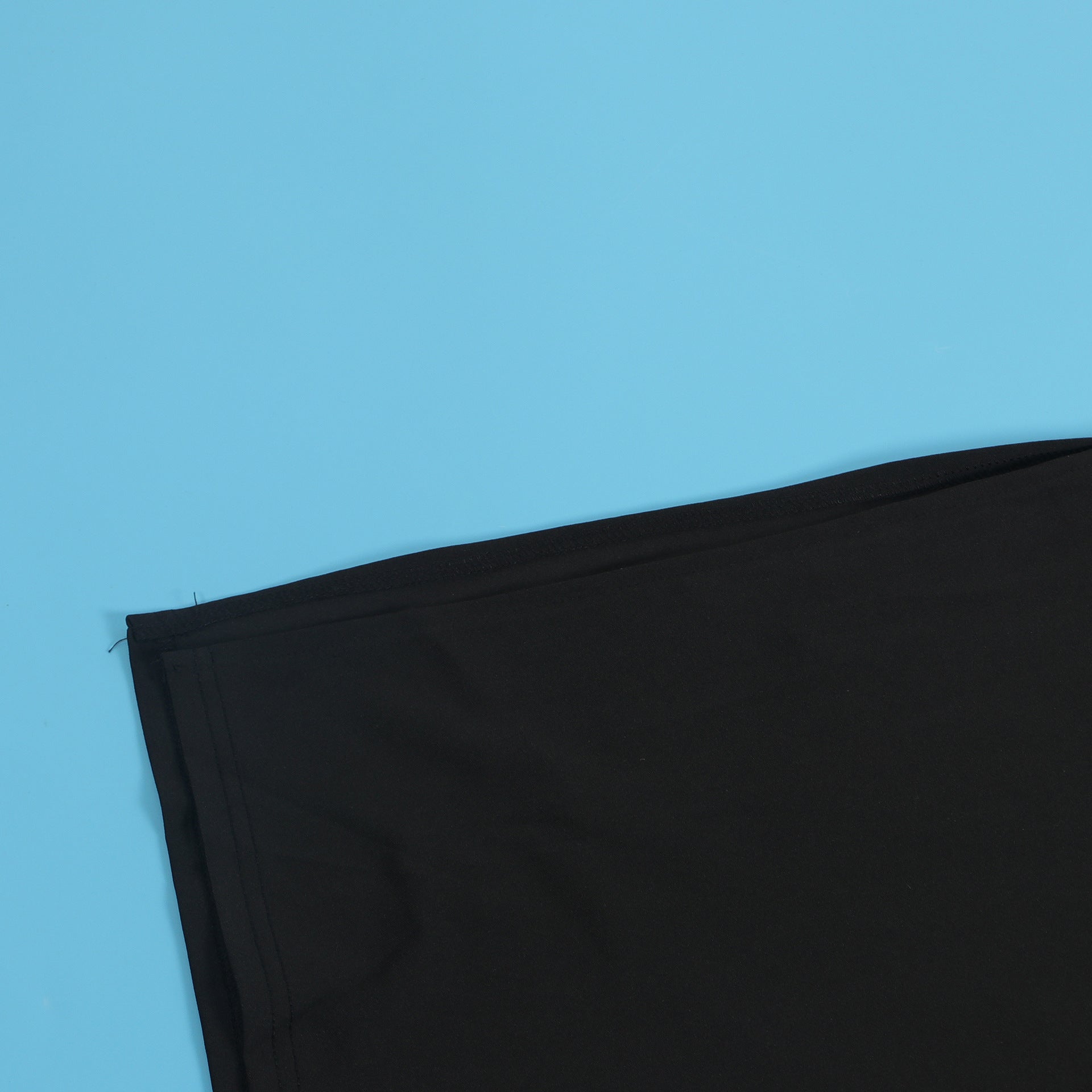 Women Contrast Slash Shoulder Stretch Bodycon Slit Balloon Sleeve Dress 24