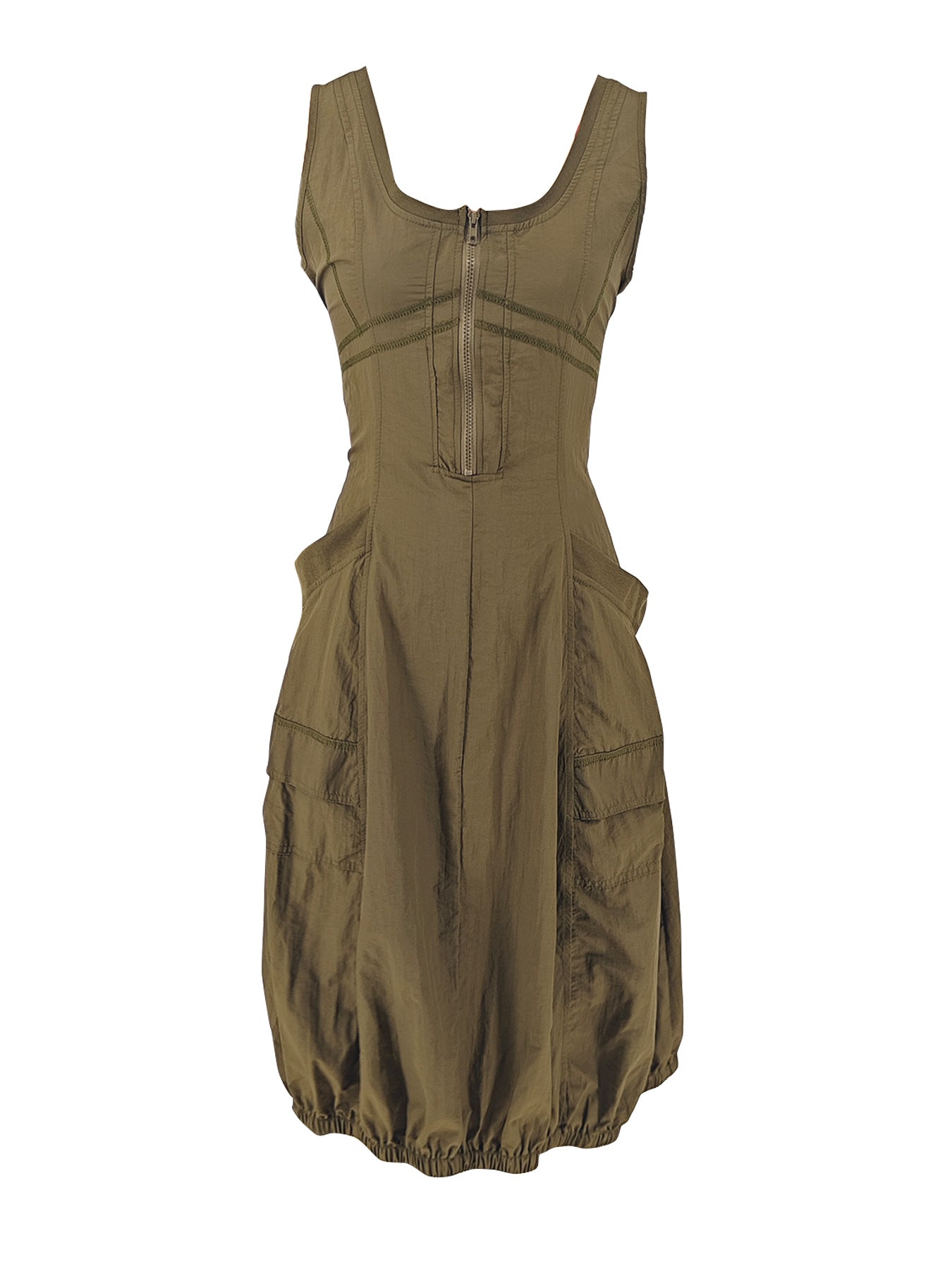 Women Casual Solid Sleeveless Dress 5