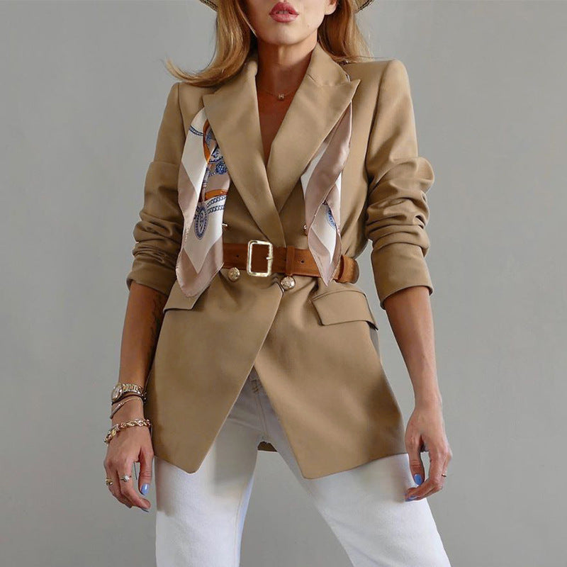 Women's Autumn Slim-Fit Fashion Casual Blazer Stylish Office Jacket