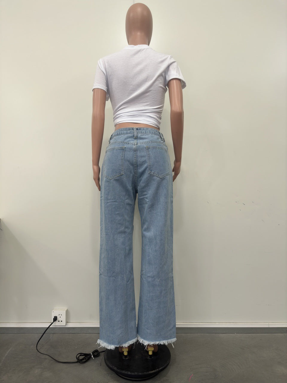 Sexy Fashion Ripped Denim Pants 9