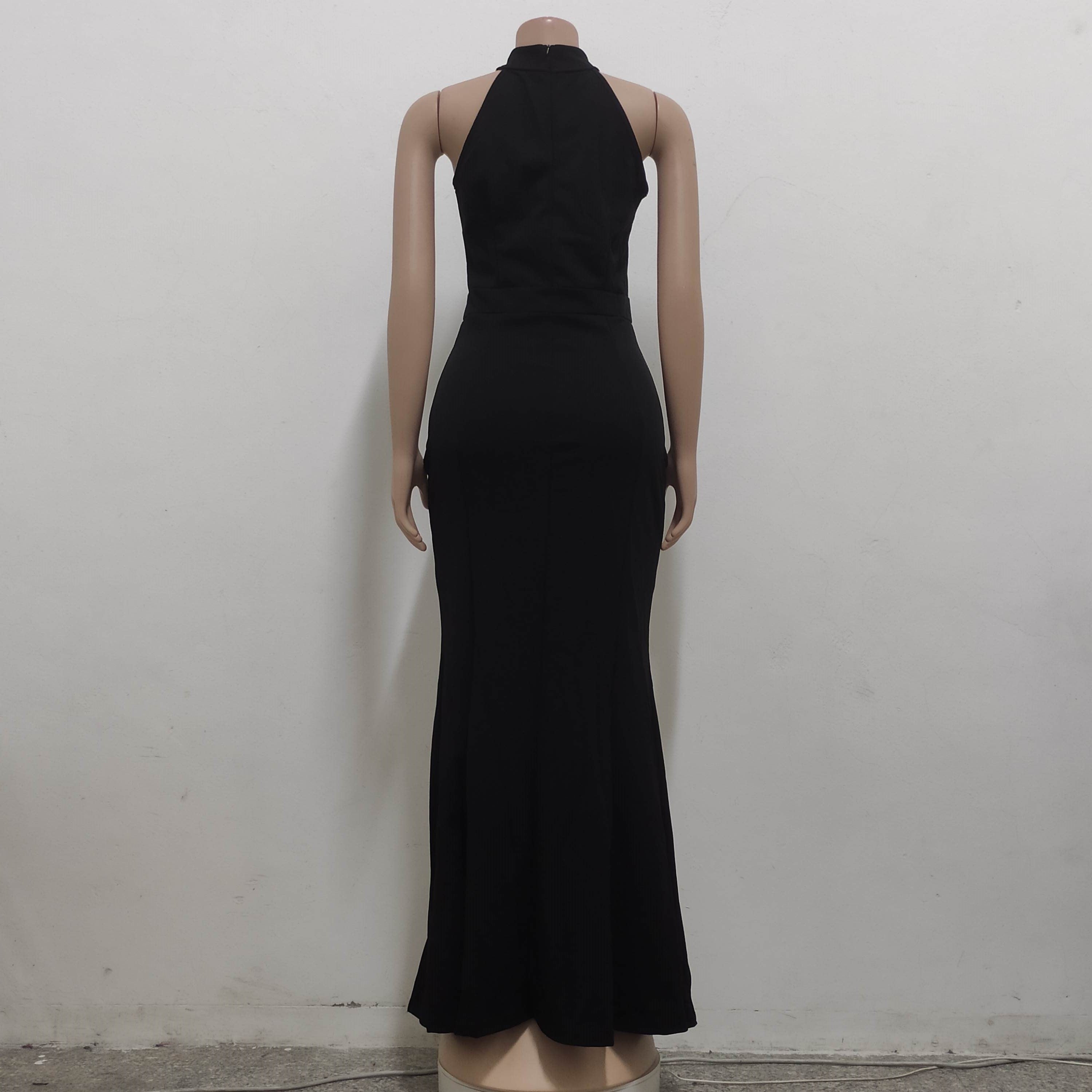 Women Sexy Solid Sleeveless Dress 23