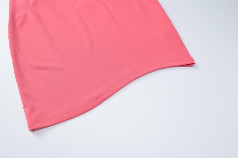 Summer Sexy Low Back Chic Furry Strapless Bodycon Dress Women 13