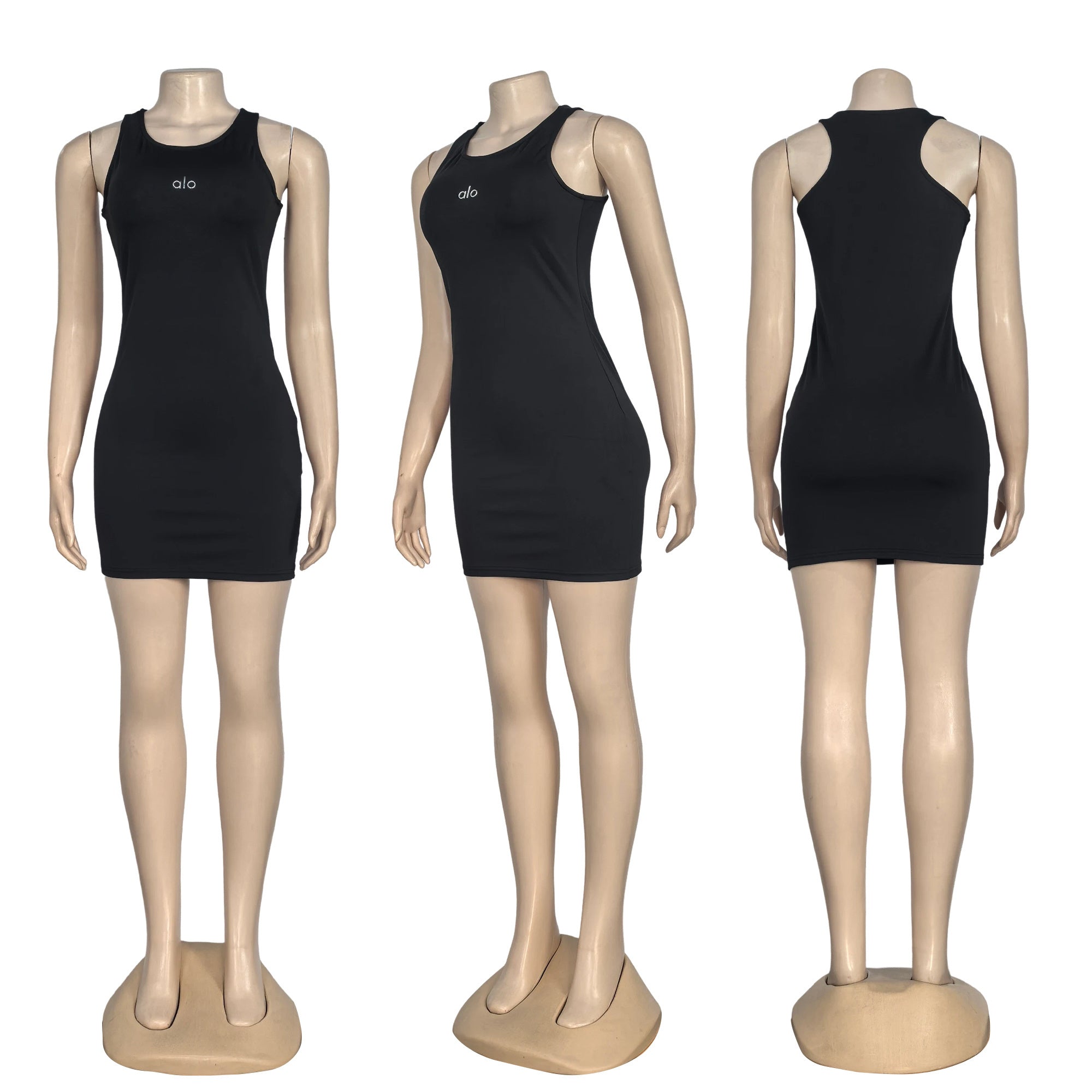 Women's Tank Top Strappy Sport Fitness Yoga Slim-Fitting Sexy Sleeveless Dress 6