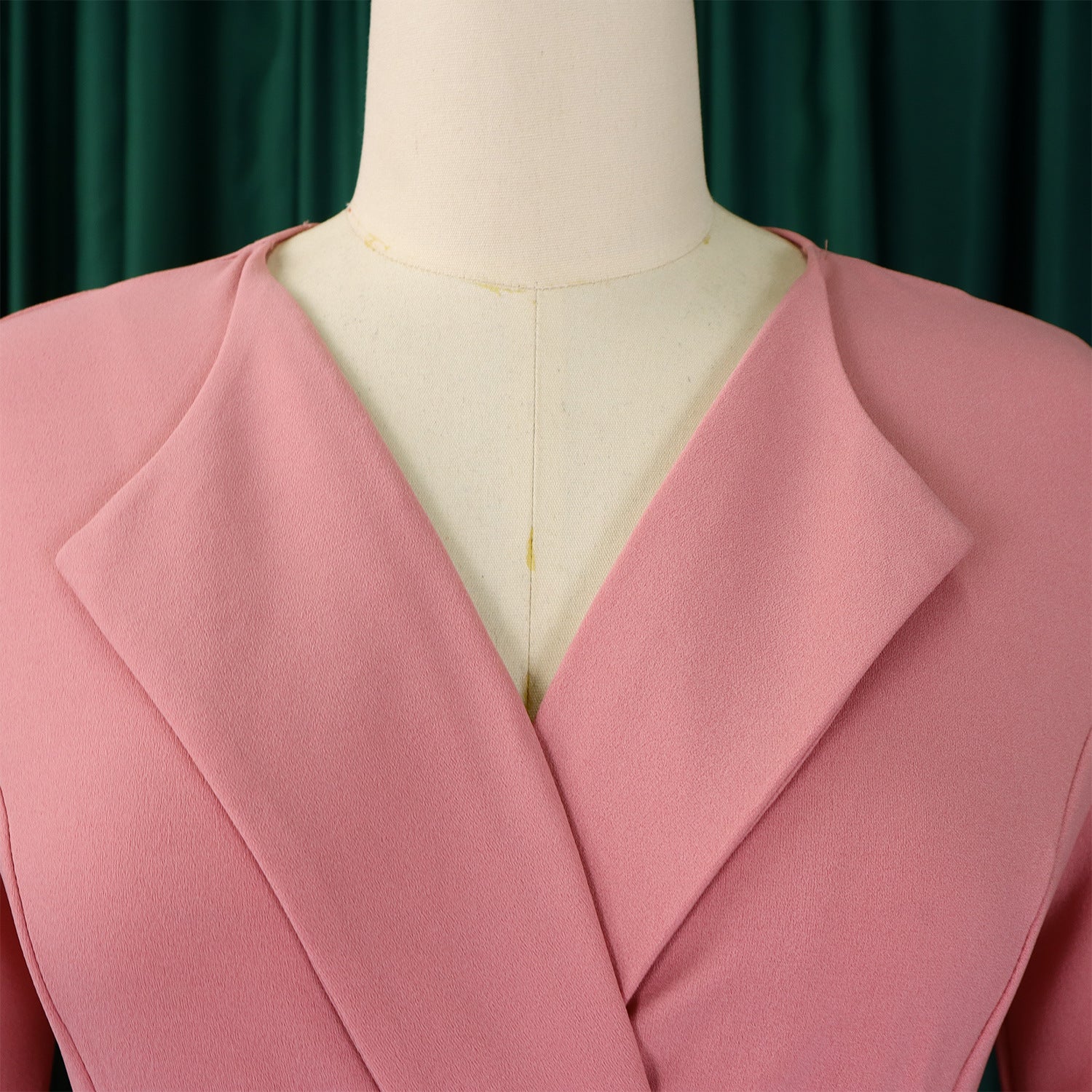 Autumn and winter women's clothing ol fashion Turndown Collar pleated Slim Waist Plus Size African dress 20