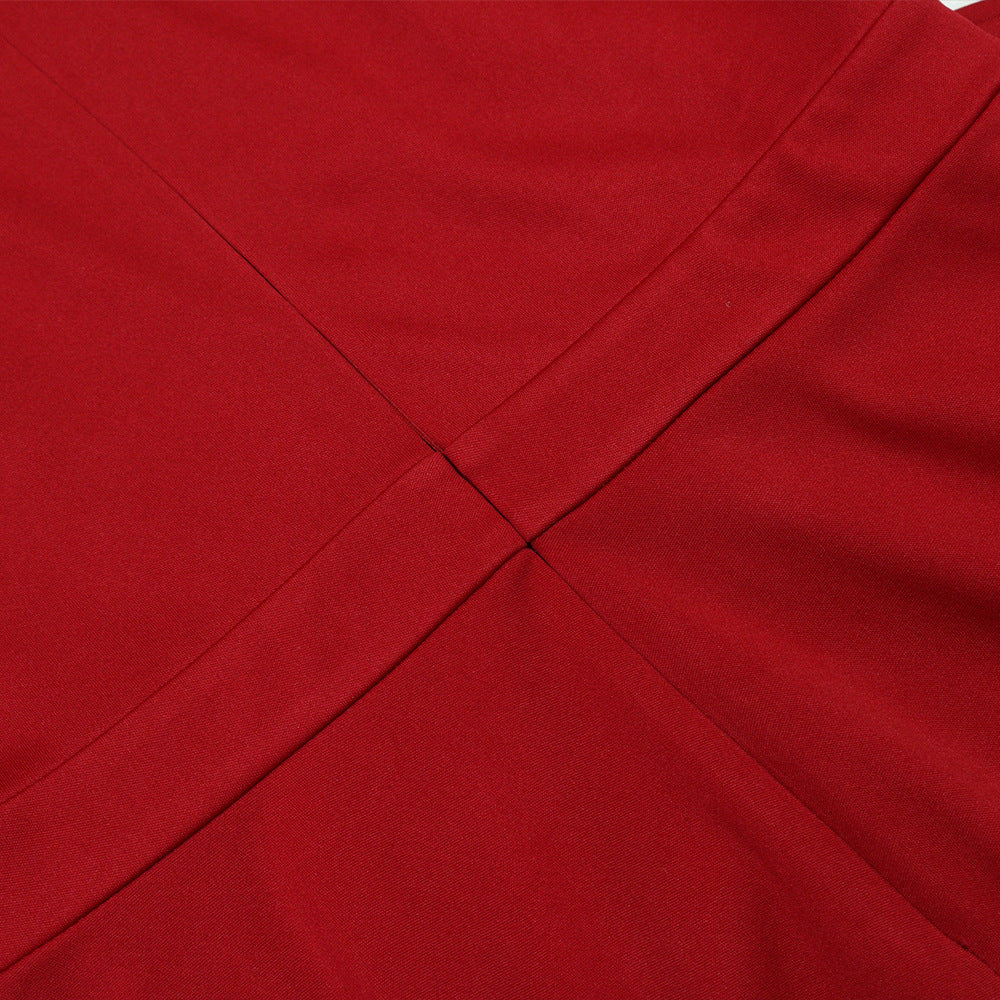 Women Round Neck Half-Sleeve Dress 15