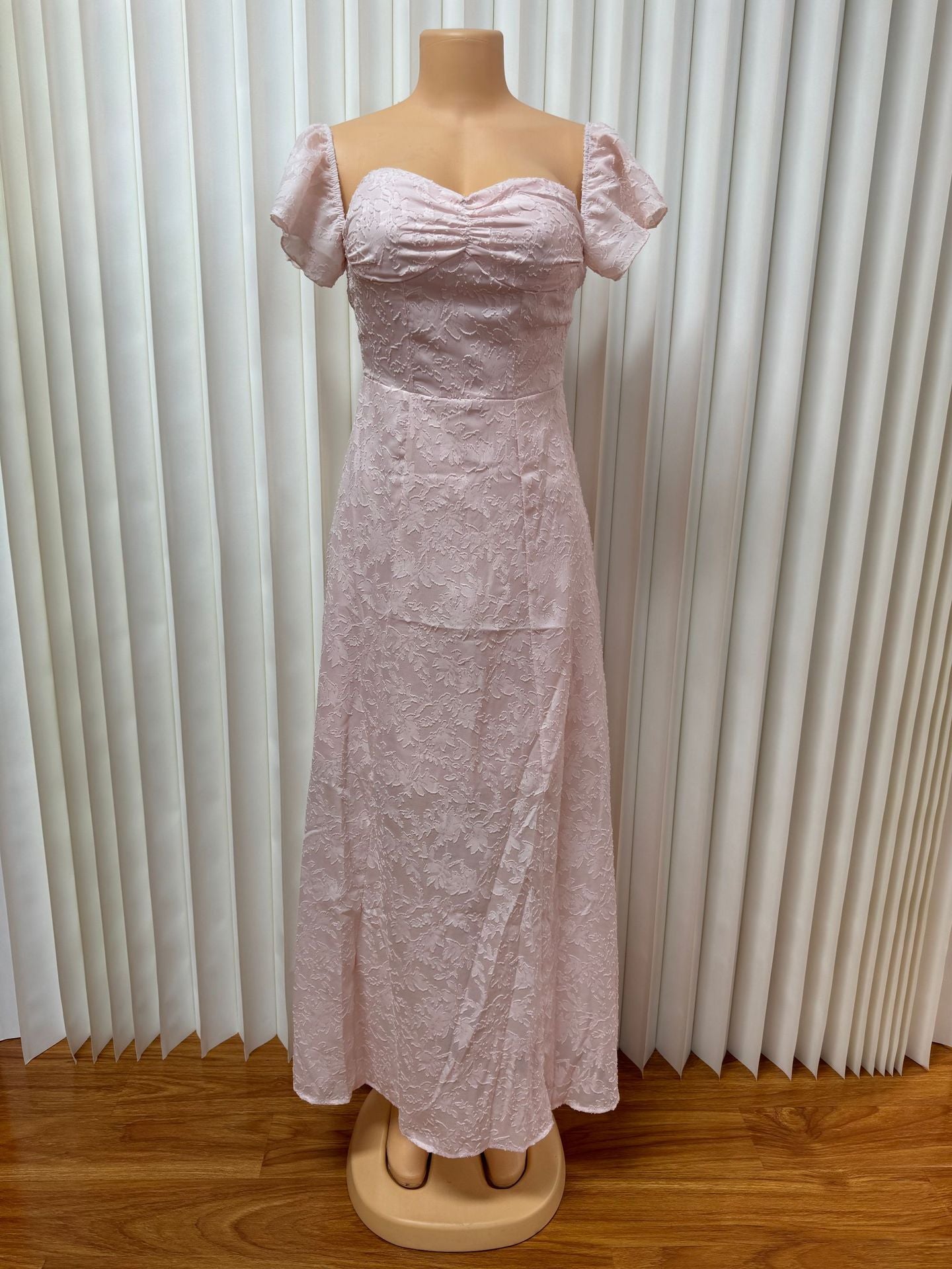 Women Strapless sexy Backless Solid Dress 3