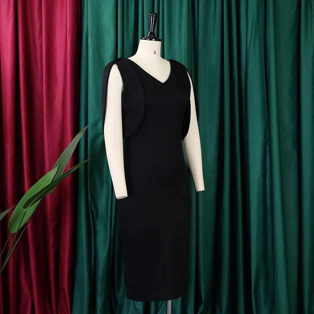 Summer Fashion Chic Elegant Office Bodycon Office Plus Size African Dress 15