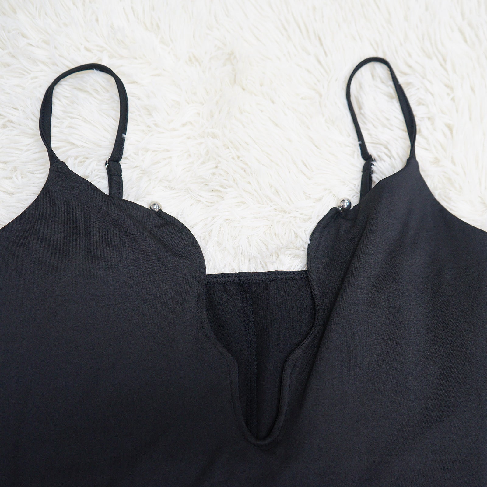 Fashionable Women's Irregular Decoration Strap Long Dress 13