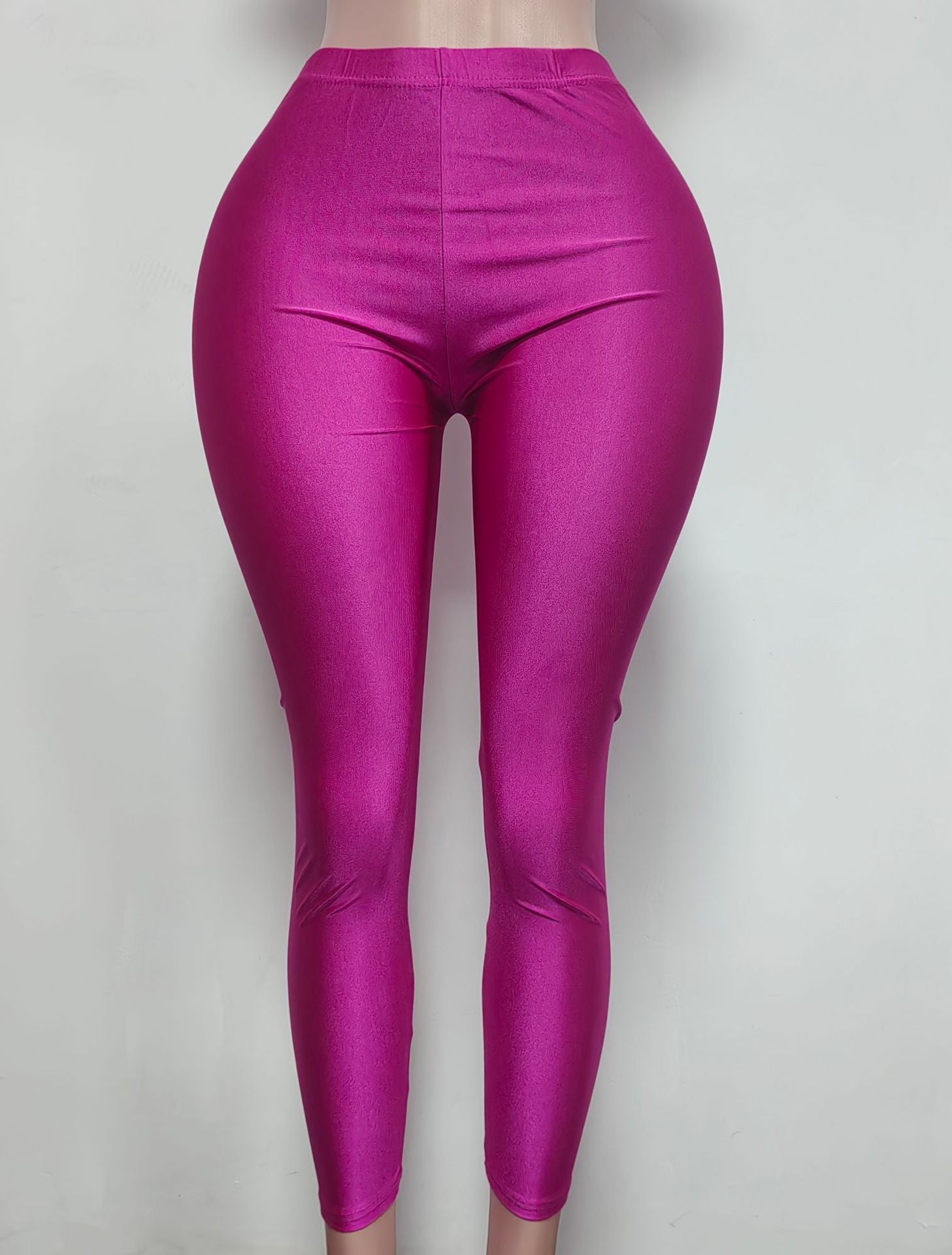Sexy Women's Solid Color Tight Slim Pants 5