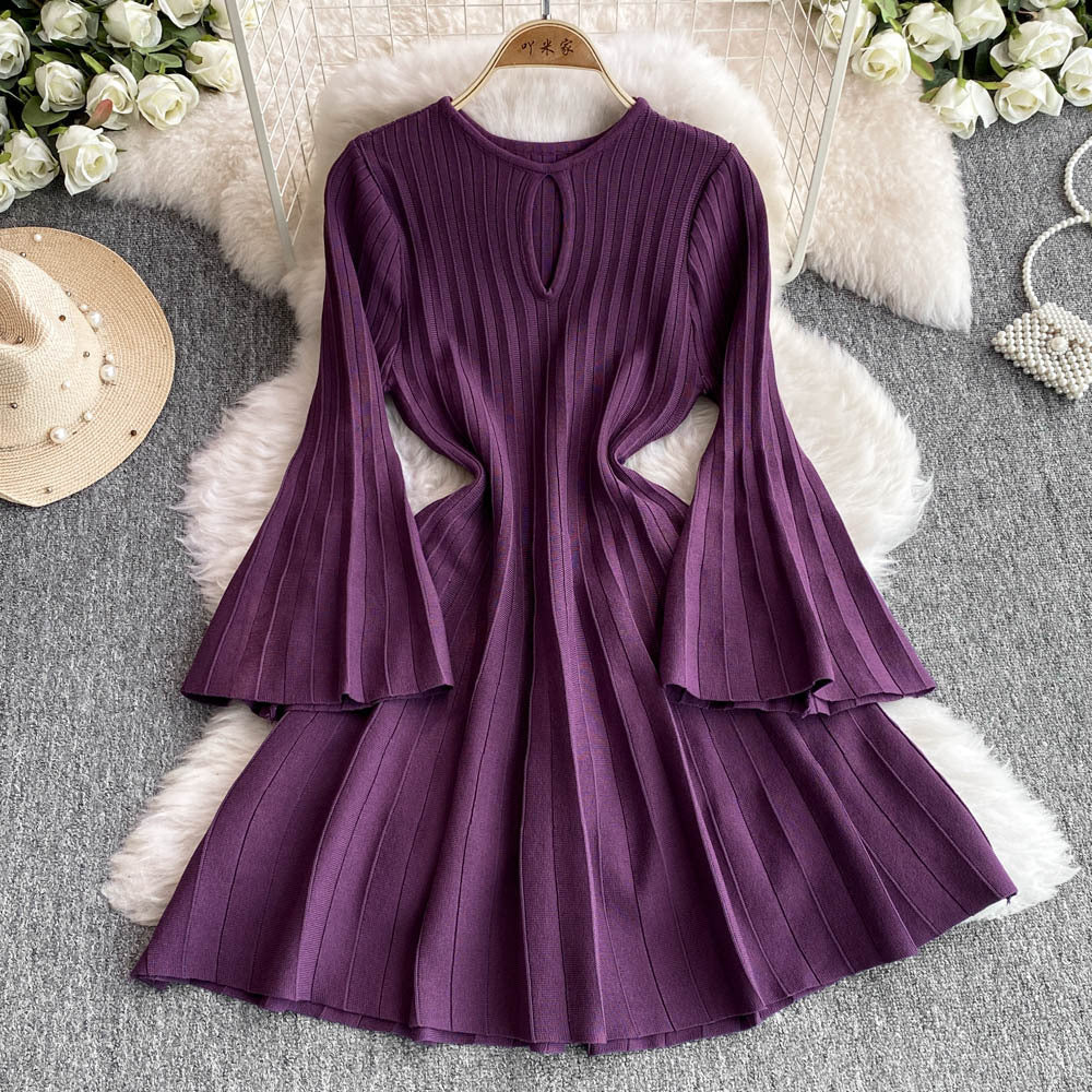 Women Knitting Sweater Dress 19