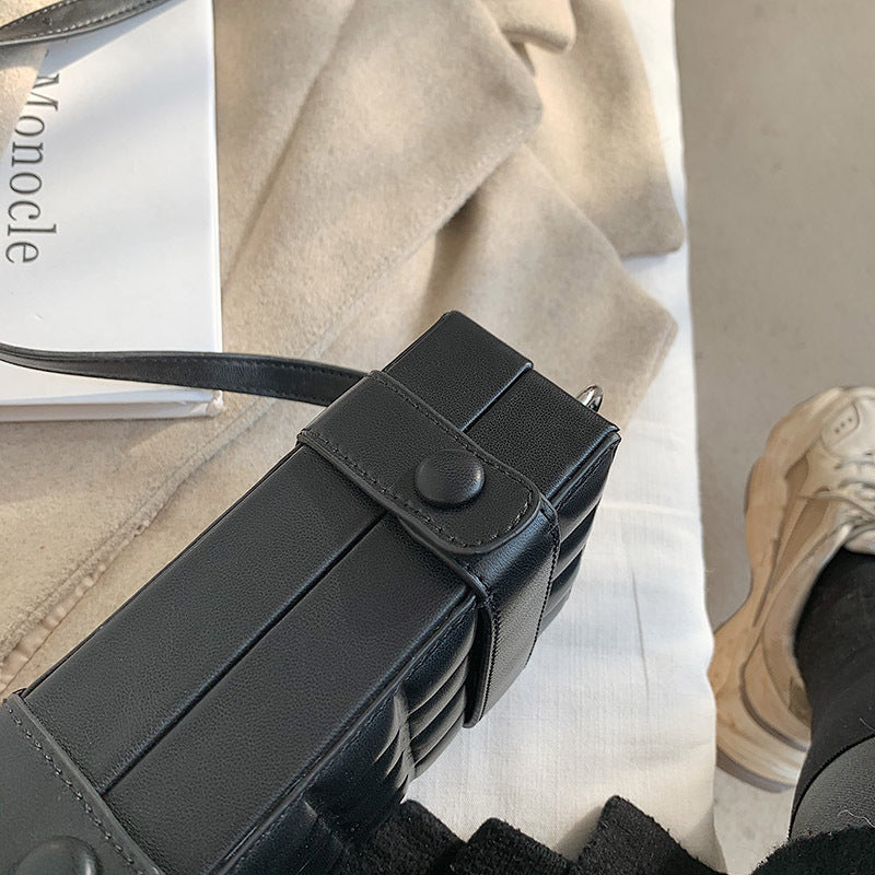 Spring Box Bag Fashion Style Small Square Bag Double Strap Single Shoulder Crossbody Bag 18