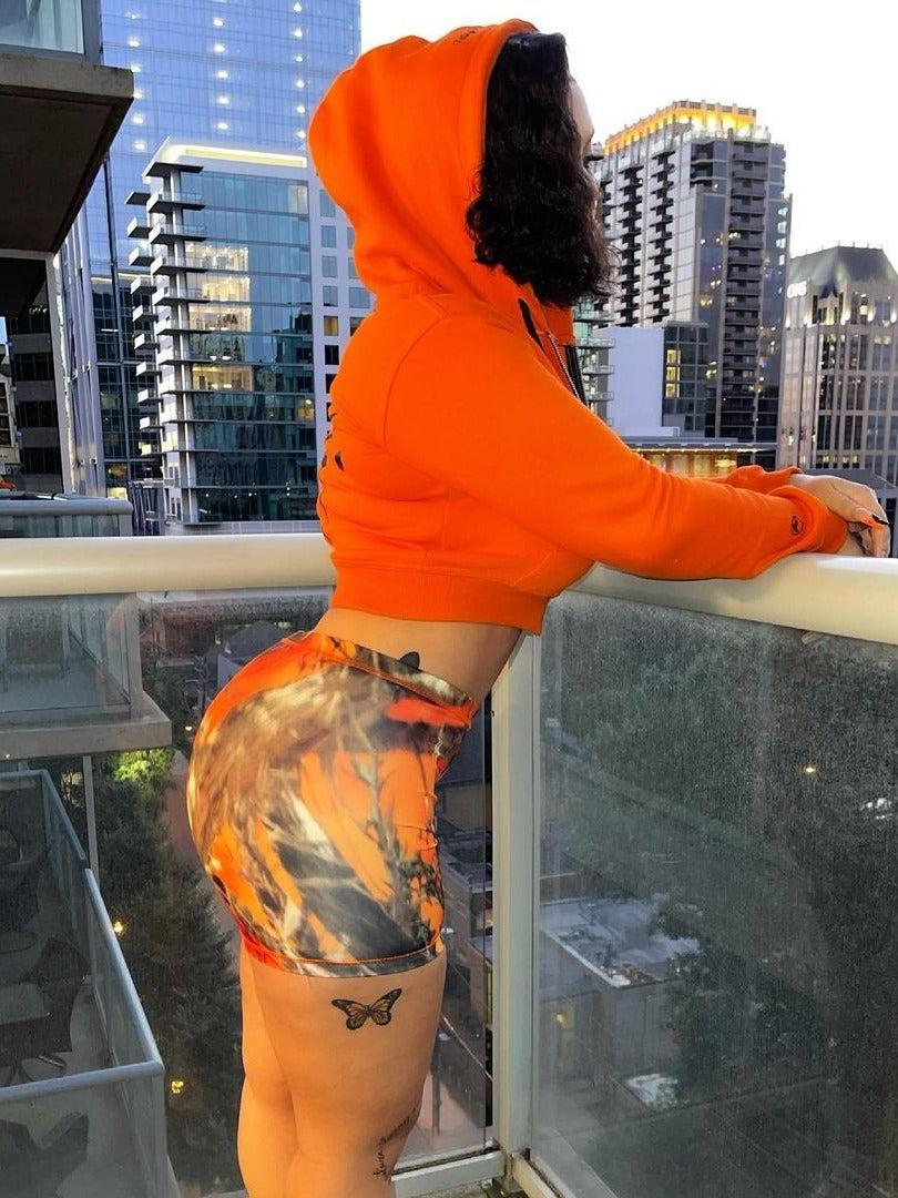 Women Sexy Print Shorts 4