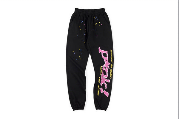Hip-Hop Singer Letter Printed Male And Female Couple Spring And Autumn Hoodies Sweatpants Set 7