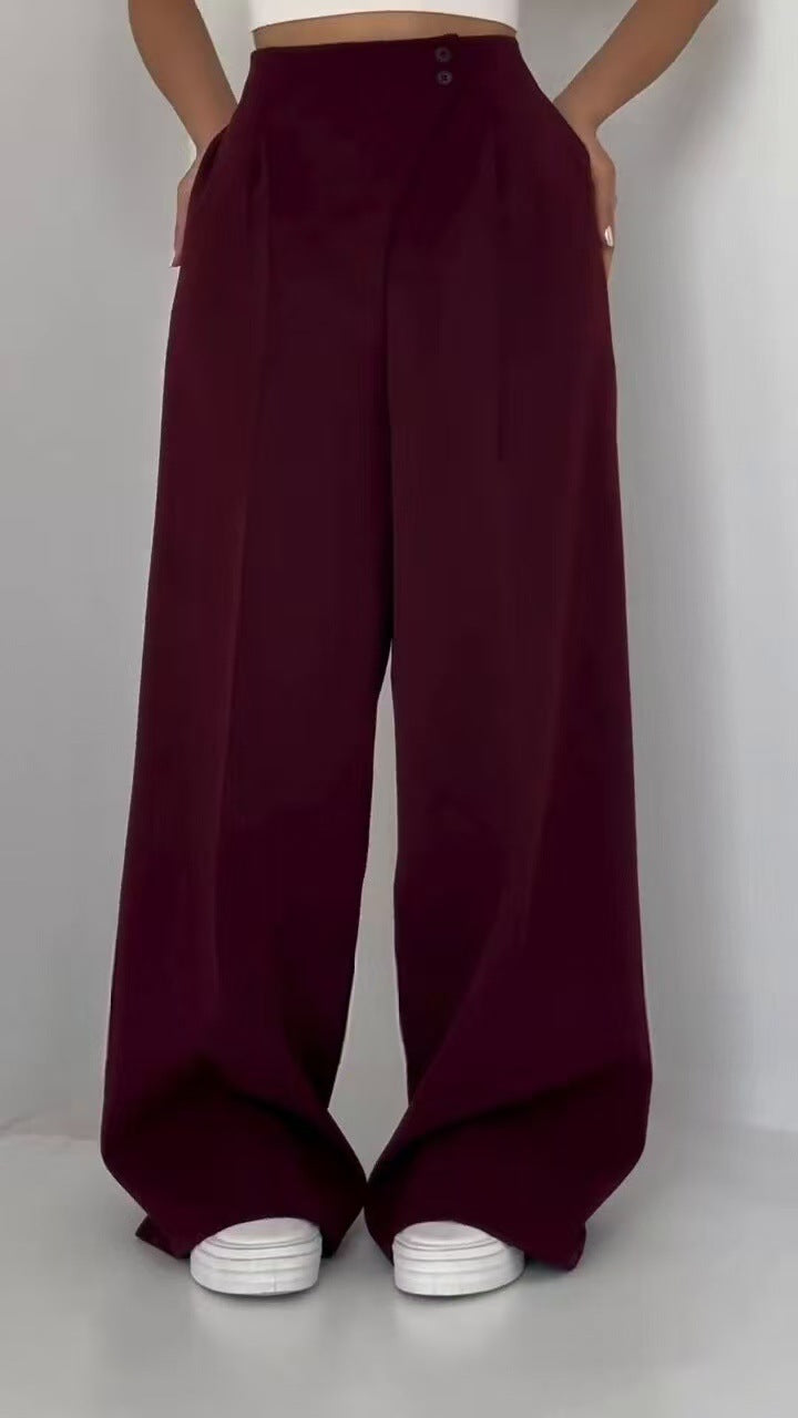 Women Casual Straight Pants 3