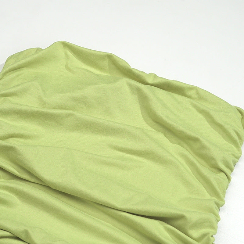 Spring sexy Ribbon Strapless Bodycon Dress 13