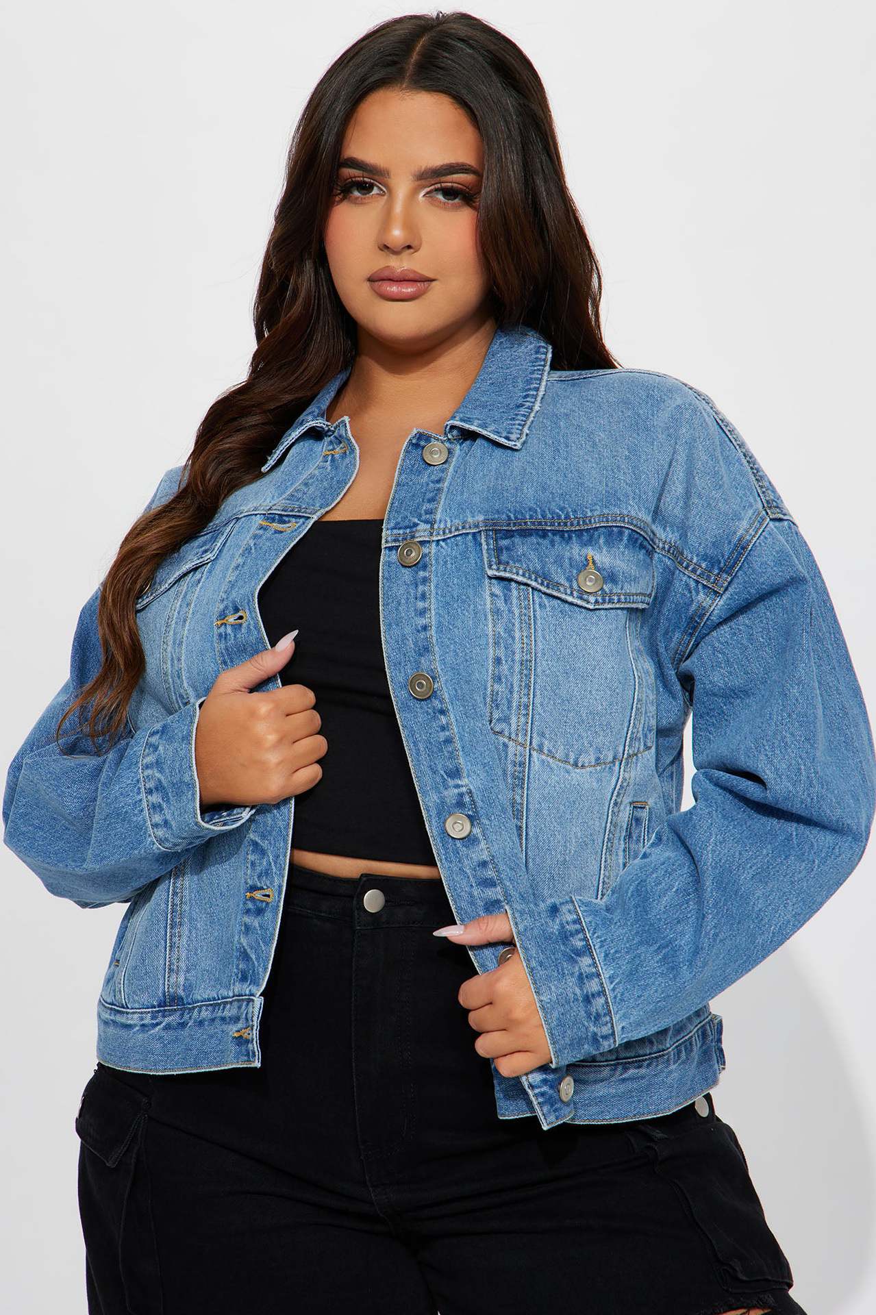 Women Loose Casual Denim Jacket 6