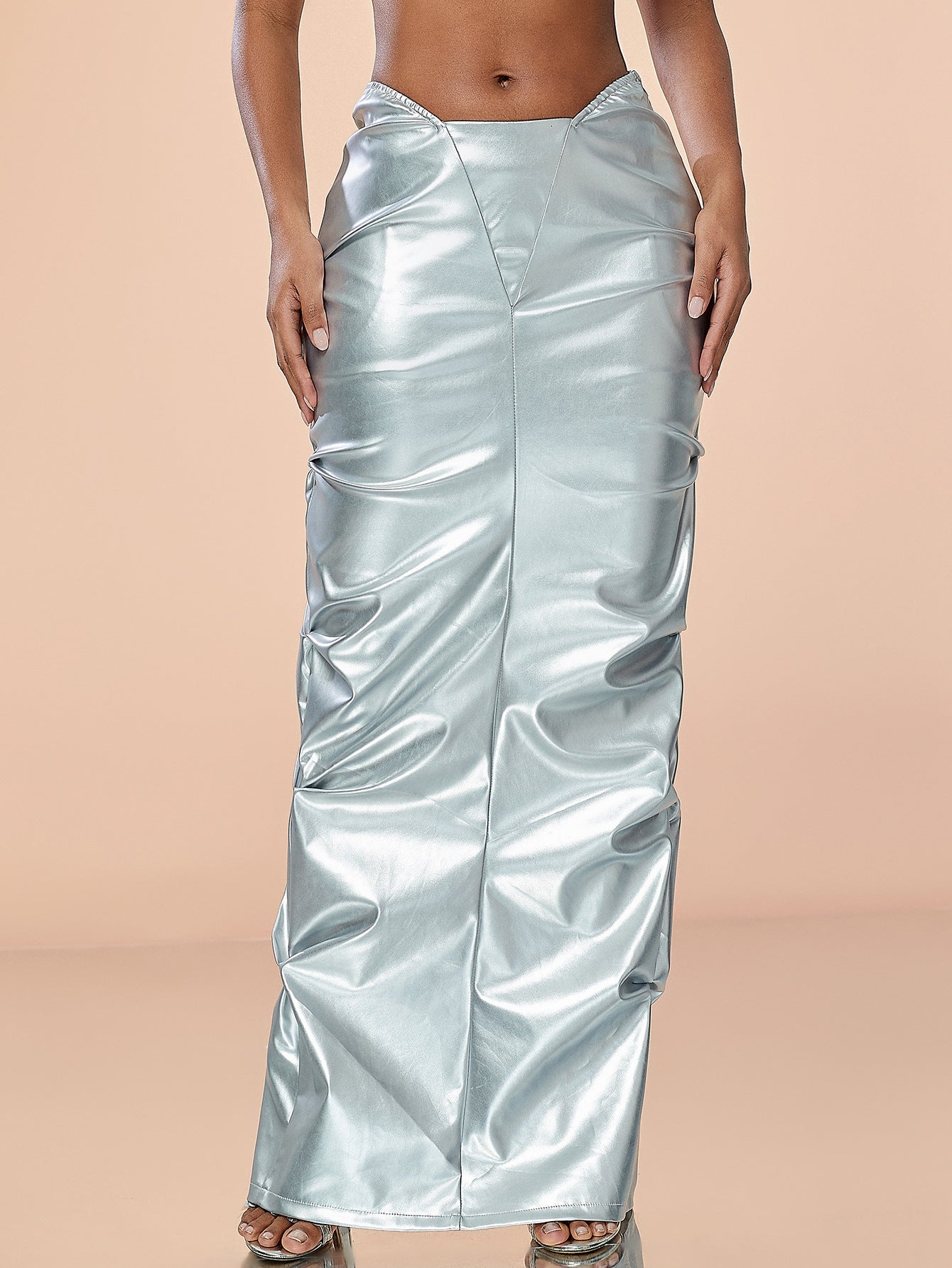 Women sexy slit bodycon skirt 4