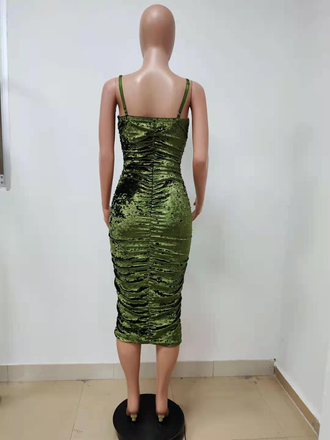 Summer Chic Strap Ruffle Bodycon Dress 14