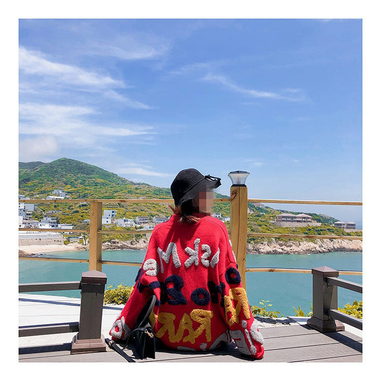 Women Fall/Winter Style Casual Button V-Neck Sweater 15