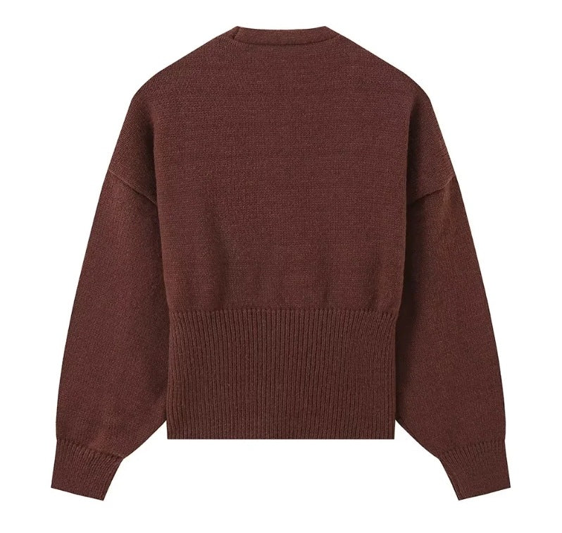 Women's V-Neck Button Knitting Cardigan 15