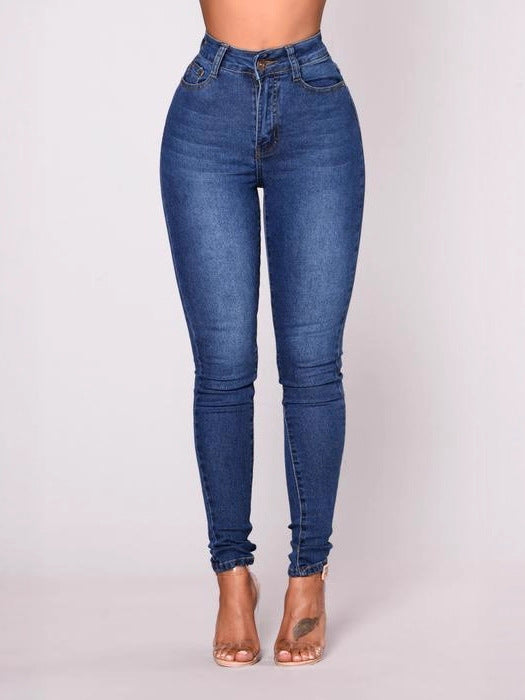 Women's Slim Fit Stretch Denim Pencil Pants 6