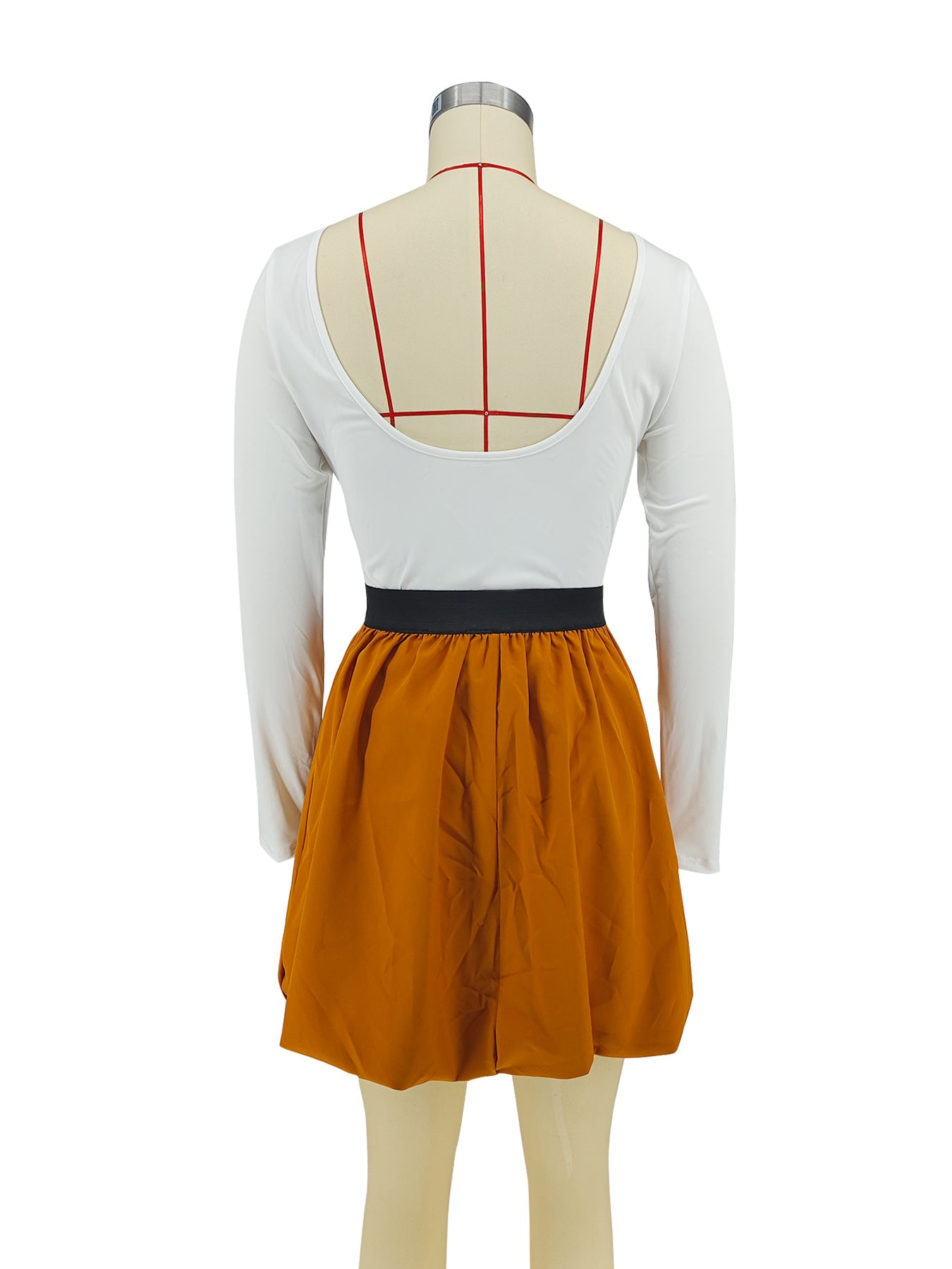 Stylish and Sexy Women's Long Sleeve Skirt Set 5