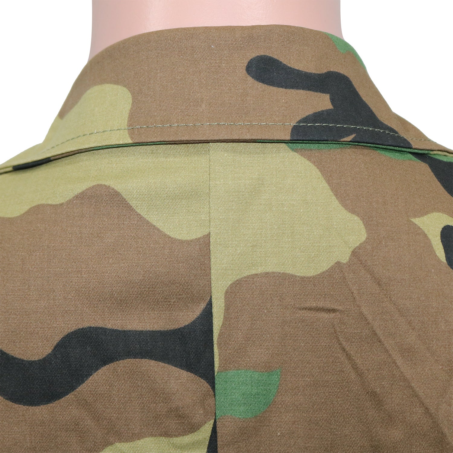 Women's Long Casual Fashion Camouflage Printed Patched Jacket 13