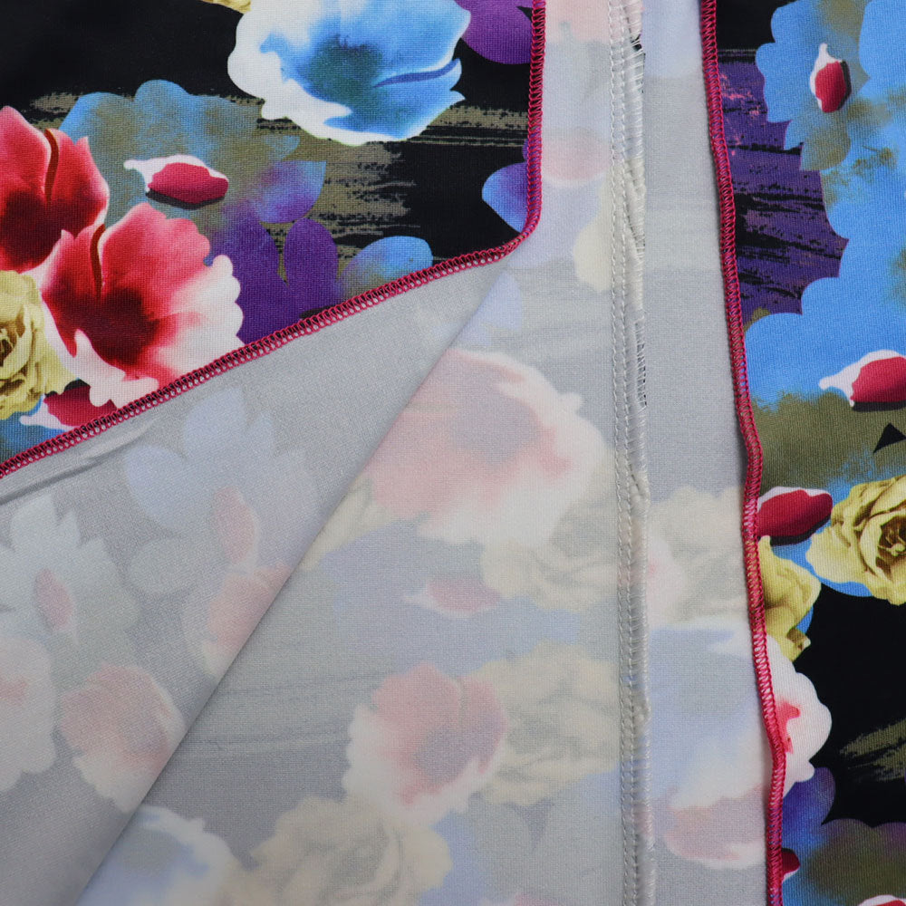 Fashionable floral Tank high-waisted long skirt two-piece set for women 16