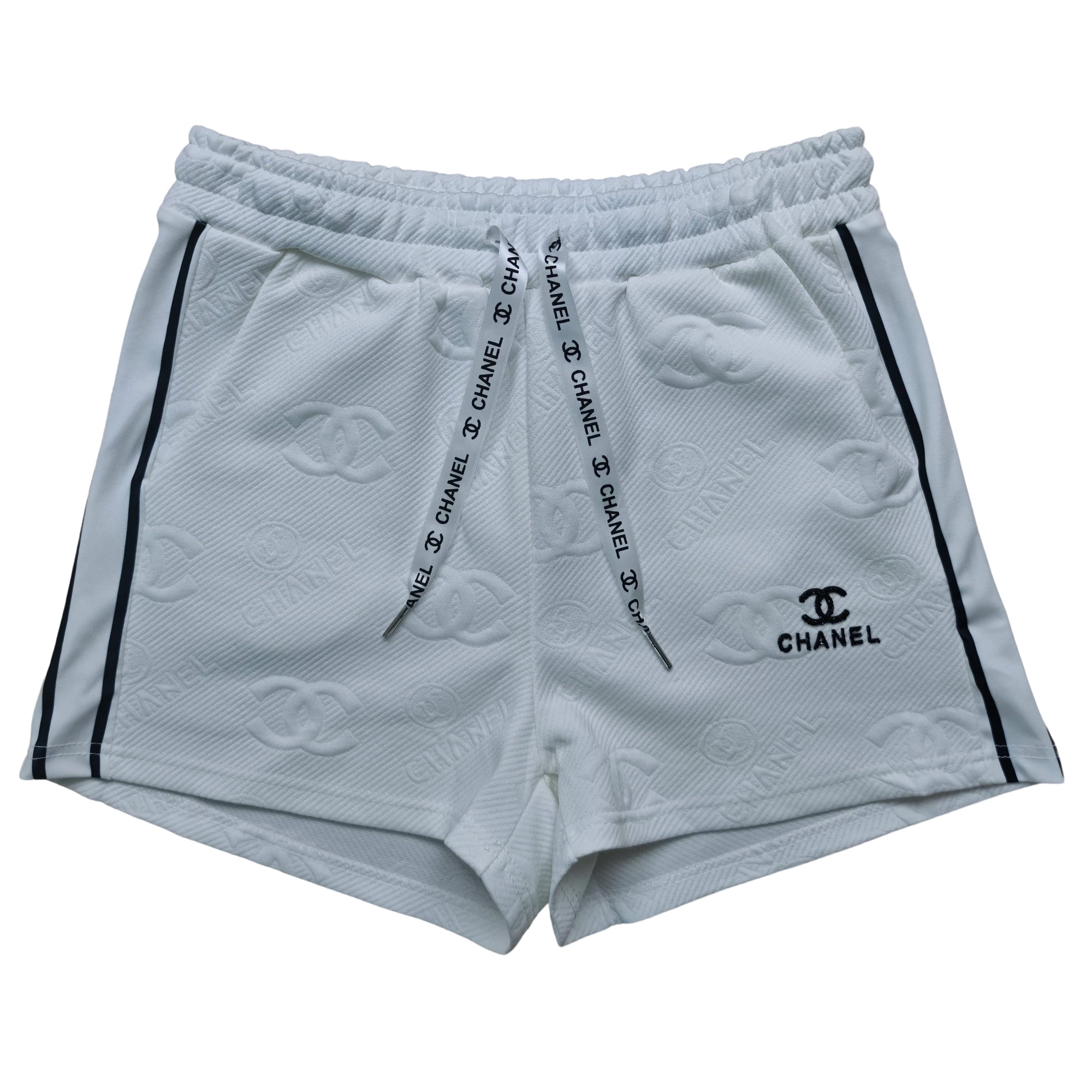 Women Jacquard Short Sleeve Top and Shorts Sports Two Piece Set 27