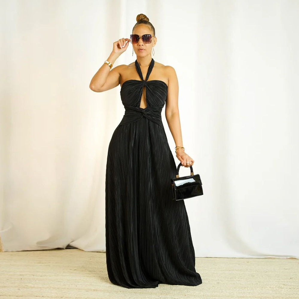 Women's Multi-Wearing Pleated Swing Dress 3