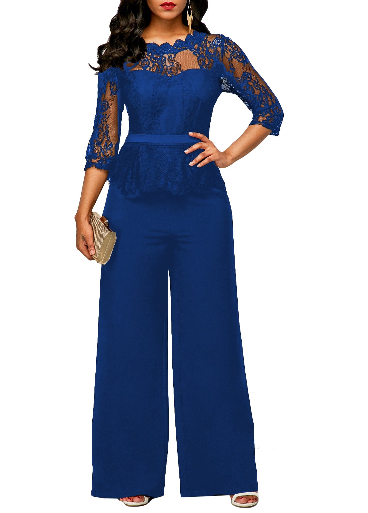 Women sexy lace Jumpsuit 10