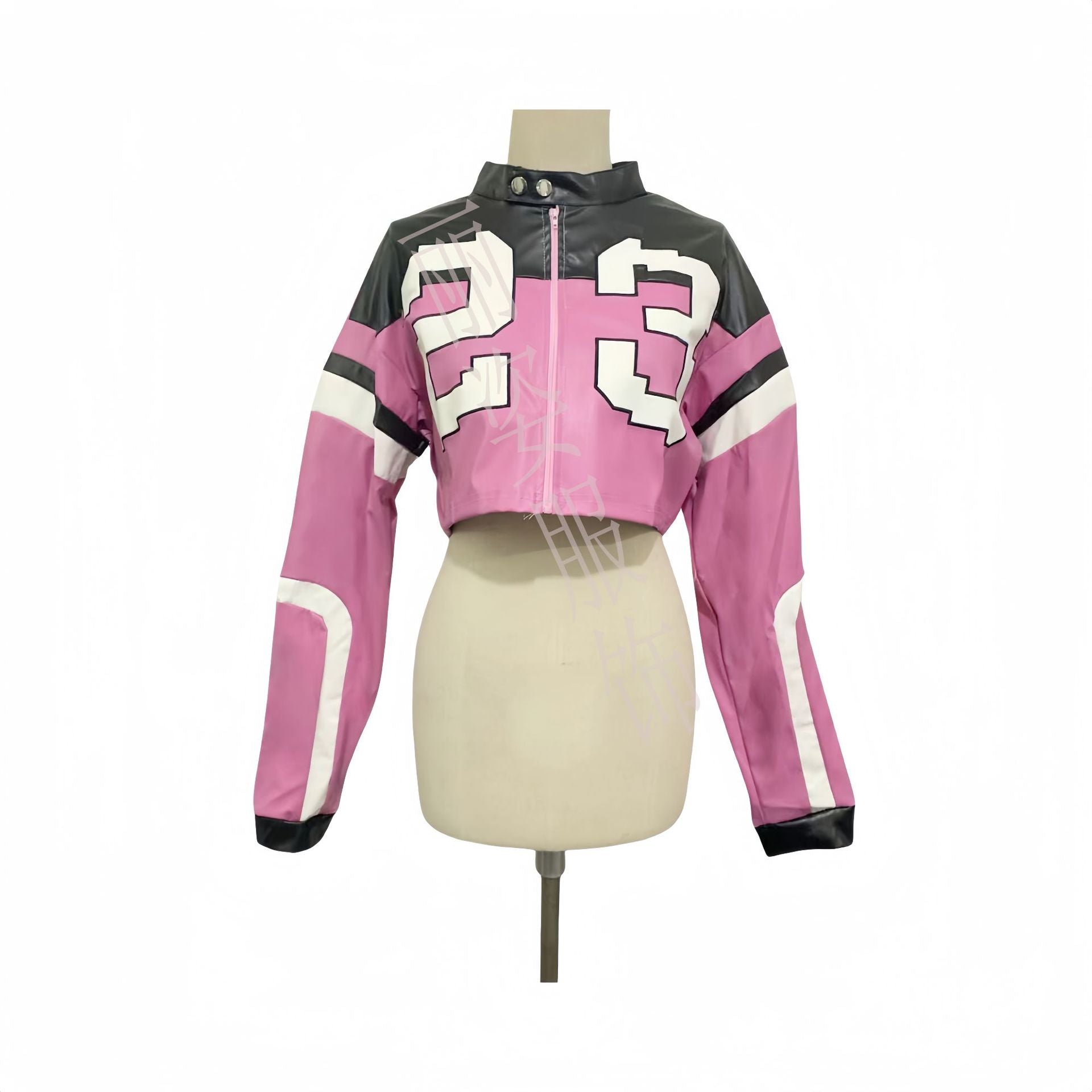 Autumn Winter Women's Long Sleeve Fashion Zipper Slim Motorcycle Jacket 8