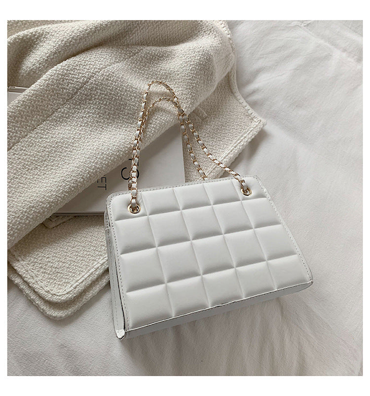 Women Retro Chain Solid Shoulder Bag 43