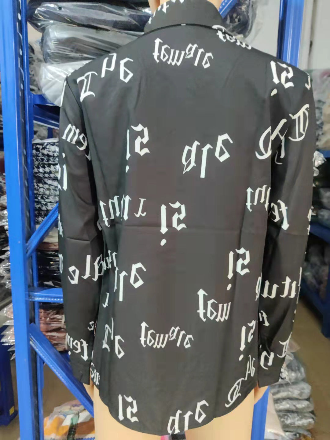 Women long-sleeved elegant printed shirt 31