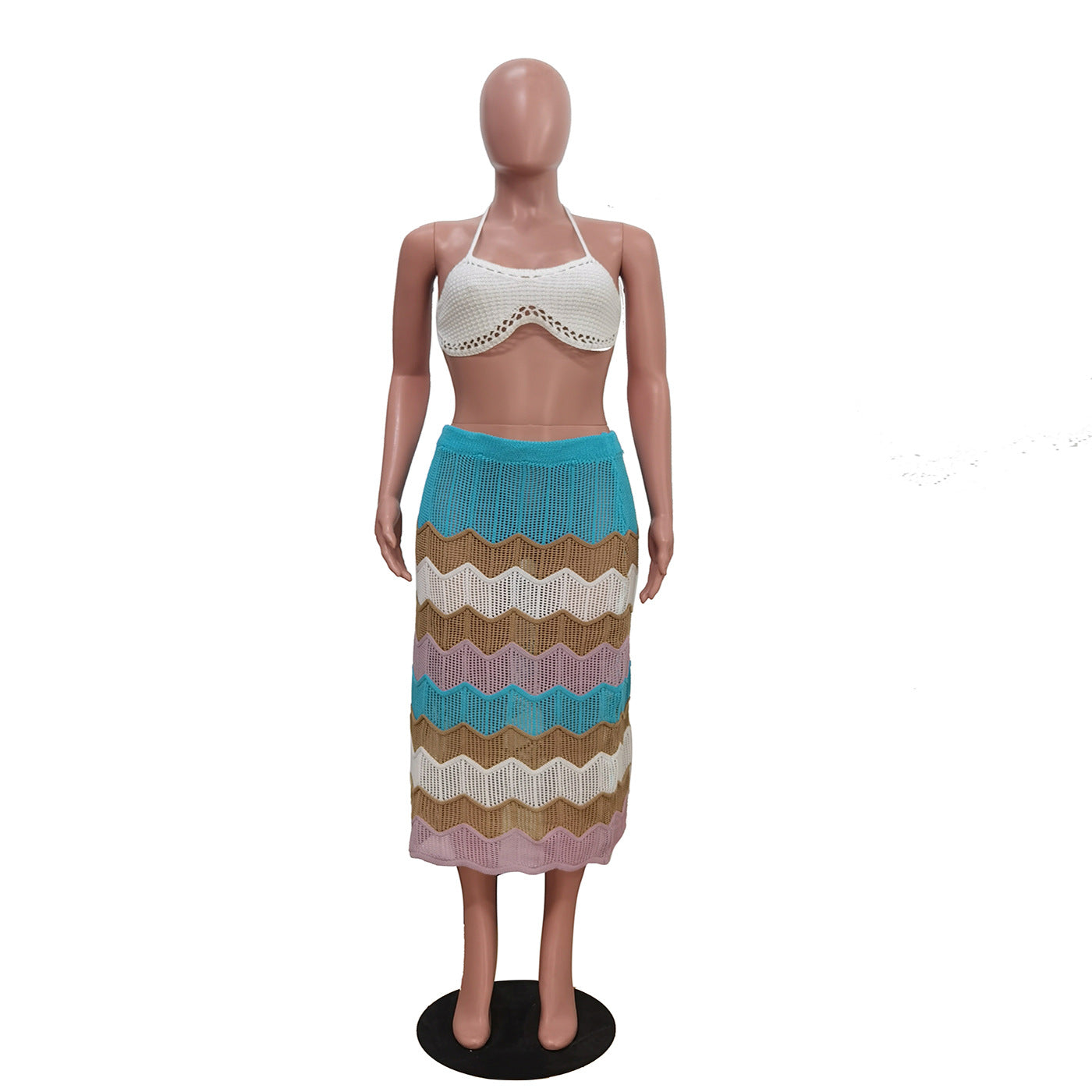 Casual Beach Bikini Cover-Up Colorful Women's Skirt 12