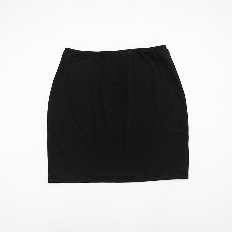 Women Fall Solid Casual V-Neck Long-Sleeved Top and Mini Skirt Two-Piece Set 40