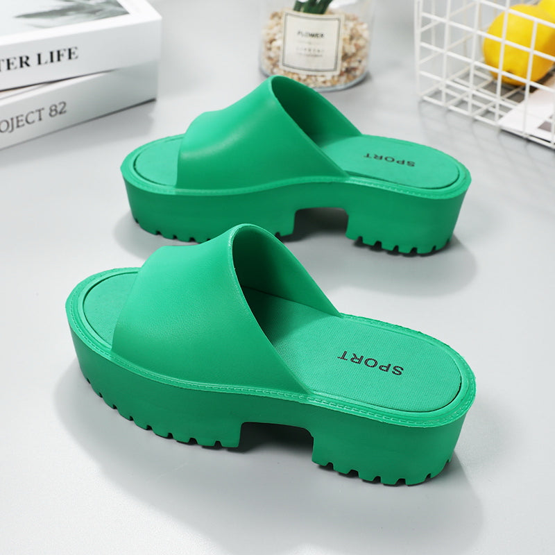 Summer Women's Open Toe Sandals Outdoor Casual Shoes Home Slippers Women's Shoes 6