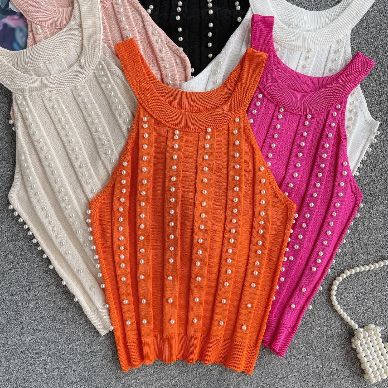 Women Sexy Off-Shoulder Halter Neck Camisole 14