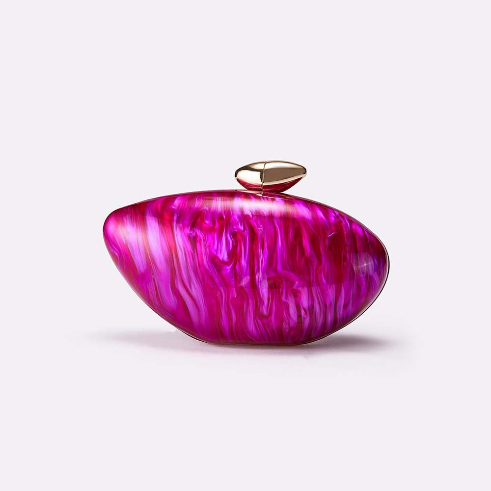 Transparent Fashion Bullet-Shaped Acrylic Evening Clutch for Women 3