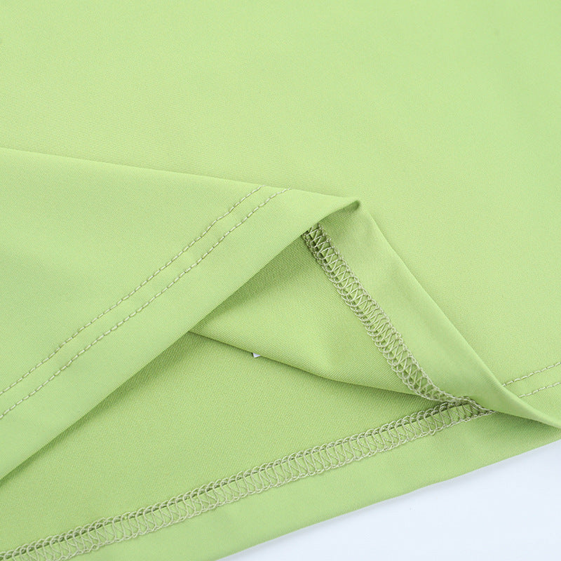 Women Summer Sexy One Shoulder Solid Bodycon Dress 9