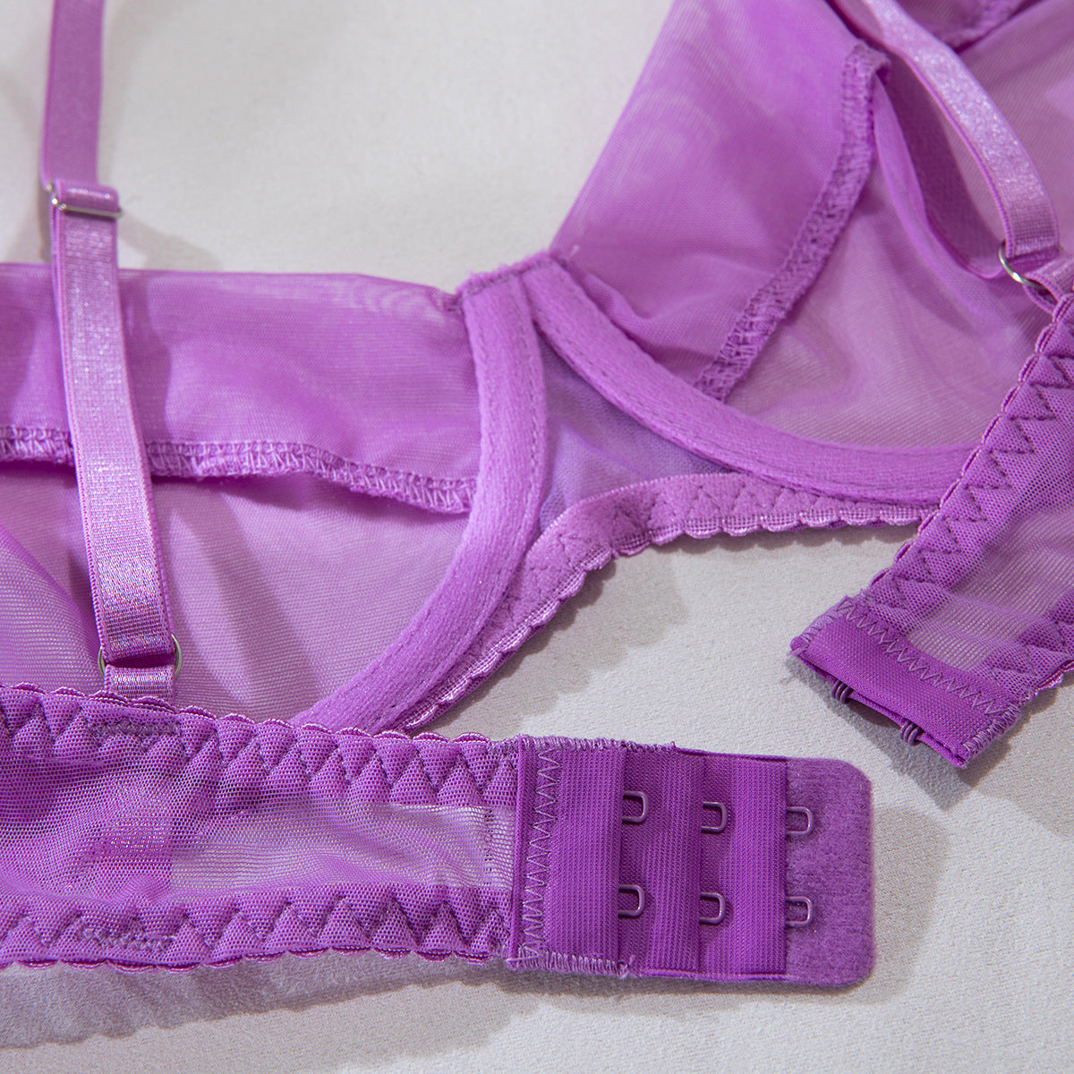 Women tutu see-through black tulle Sexy lingerie set 31