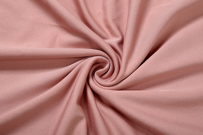 Autumn Winter Women's Sexy Halter Neck Low Back Fashion Metal Decorative Button Bodycon Dress 15