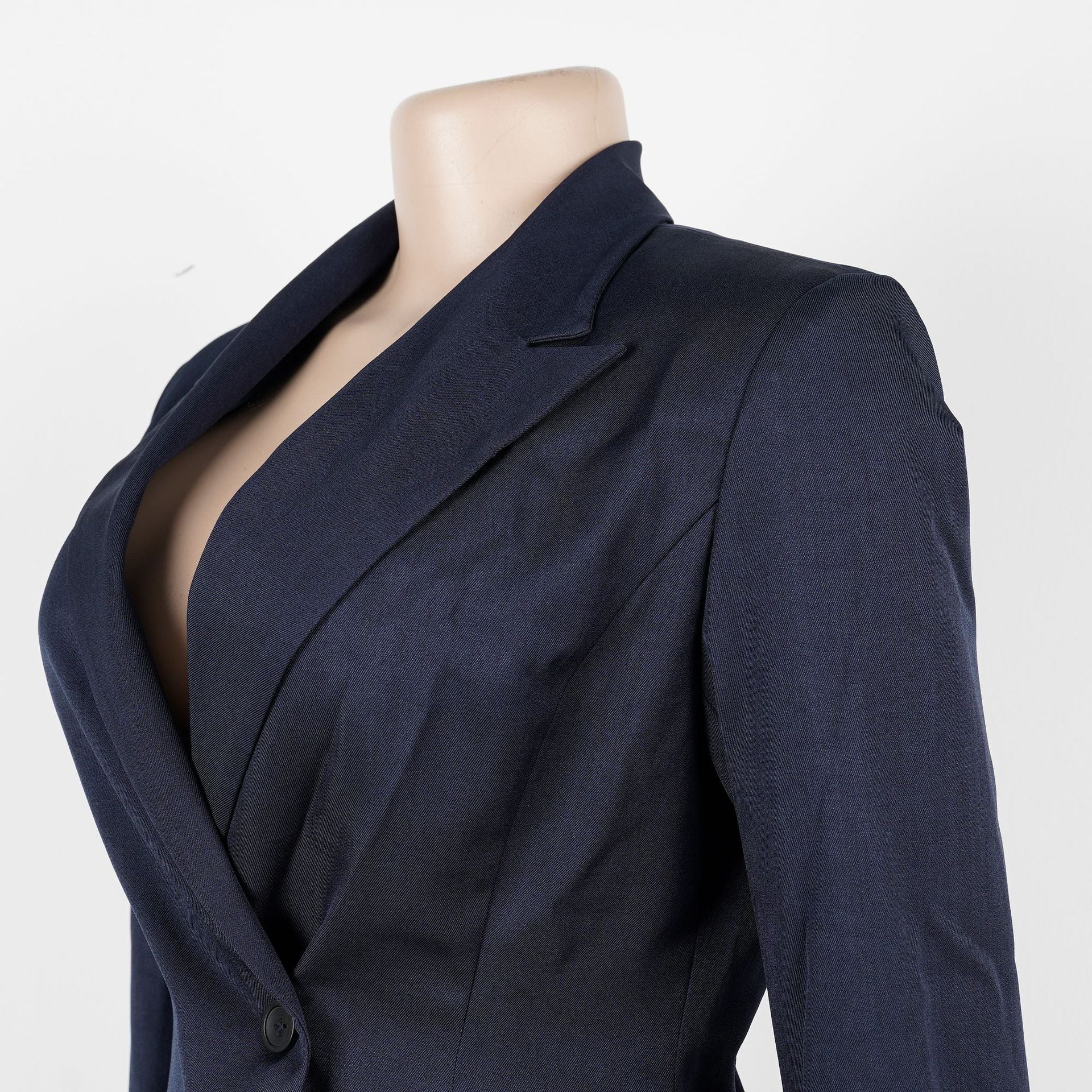 Women Elegant Turndown Collar Blazer and Pants Two-Piece Set 18