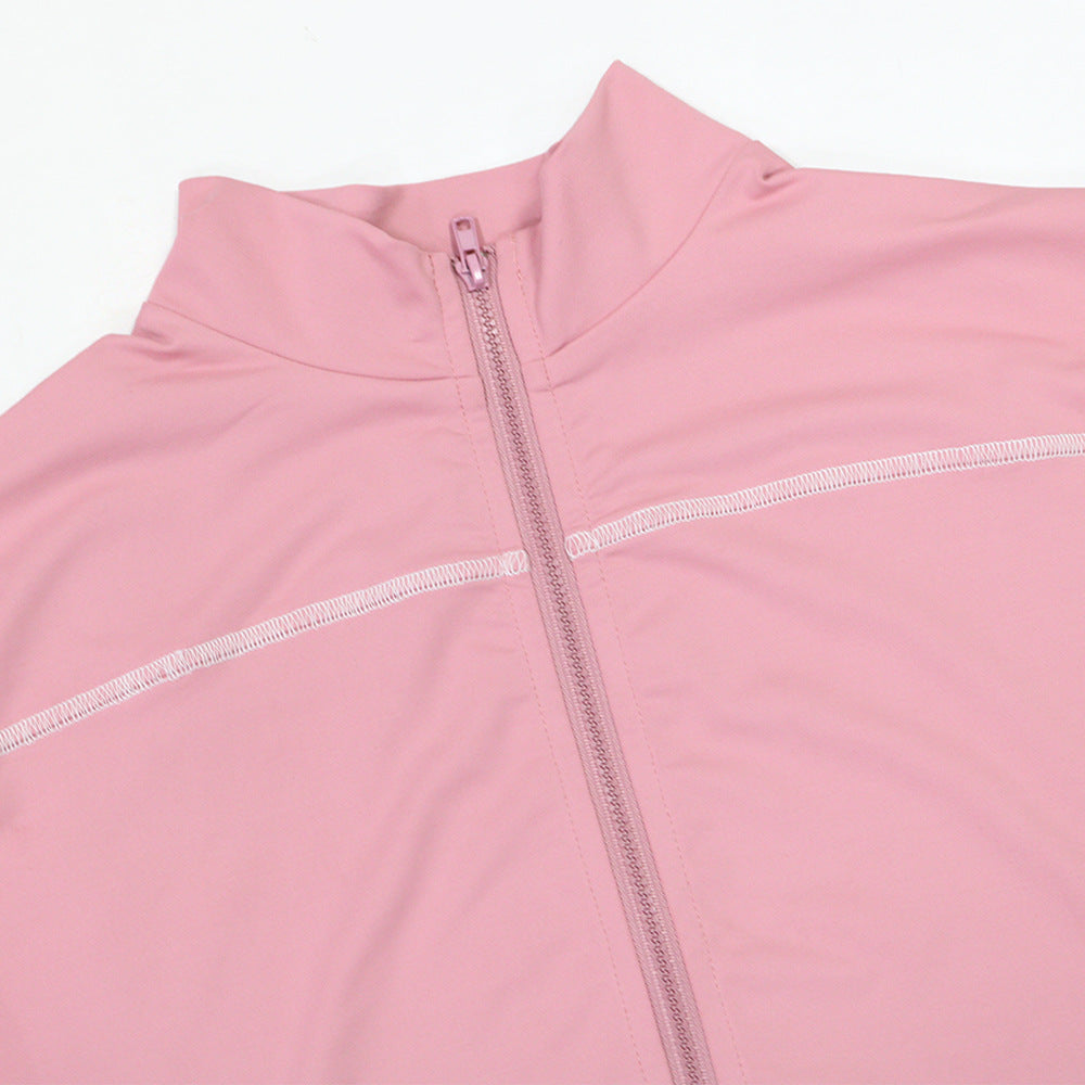 Women Casual Sports Long Sleeve Top and Pants Two-Piece Set 9