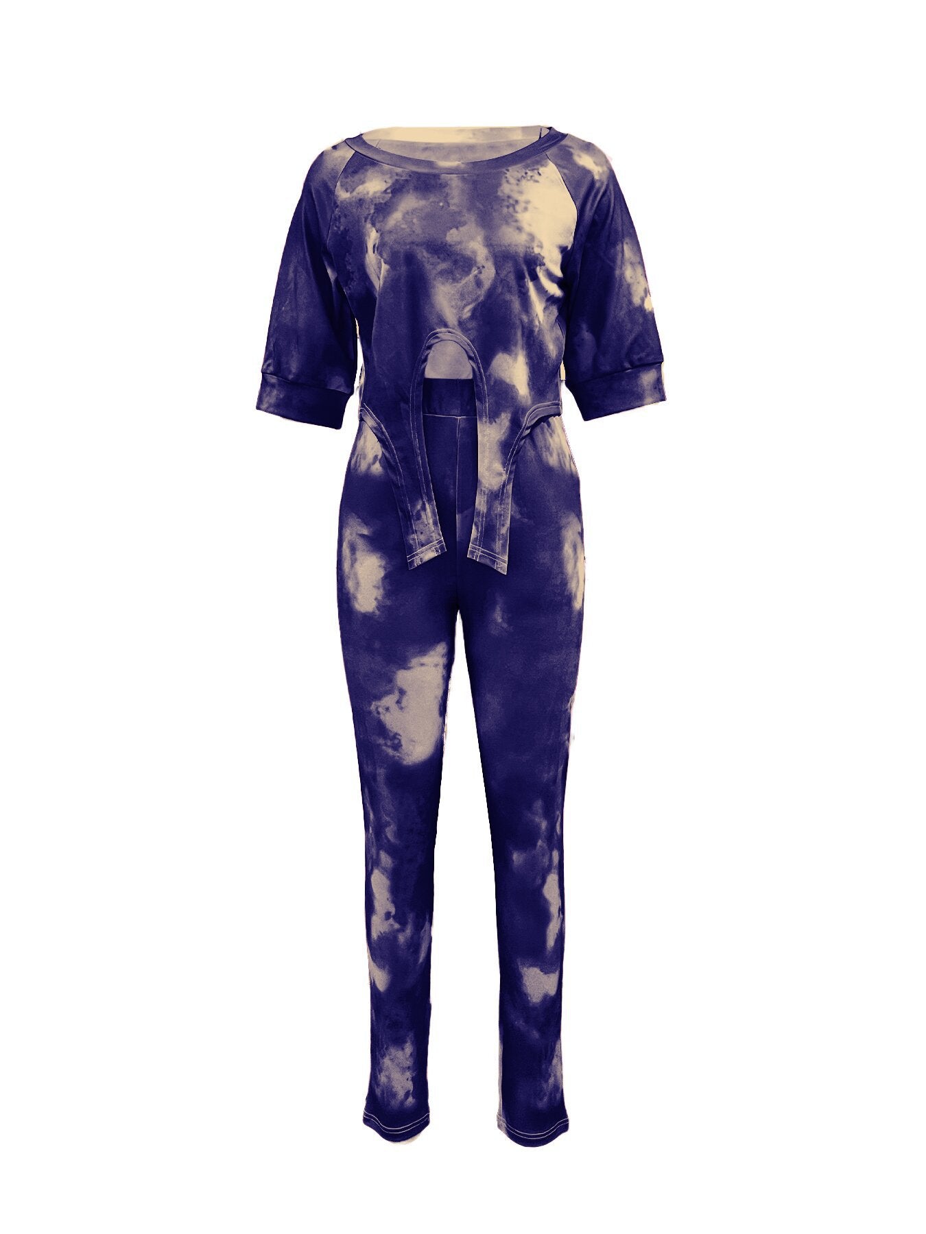 Women Printed Sexy Top and Pants Two-Piece Set 10