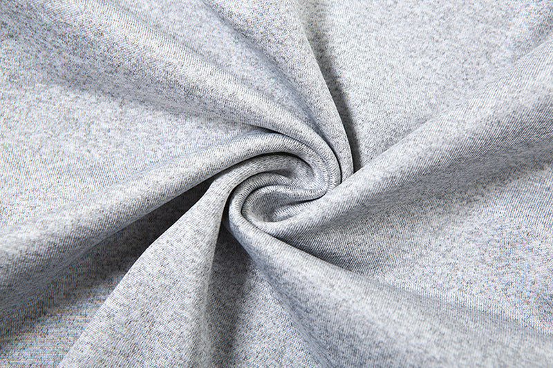 Spring Women Solid Round Neck Short Sleeve Bodysuit Sexy Slit Skirt Two-Piece Set 22