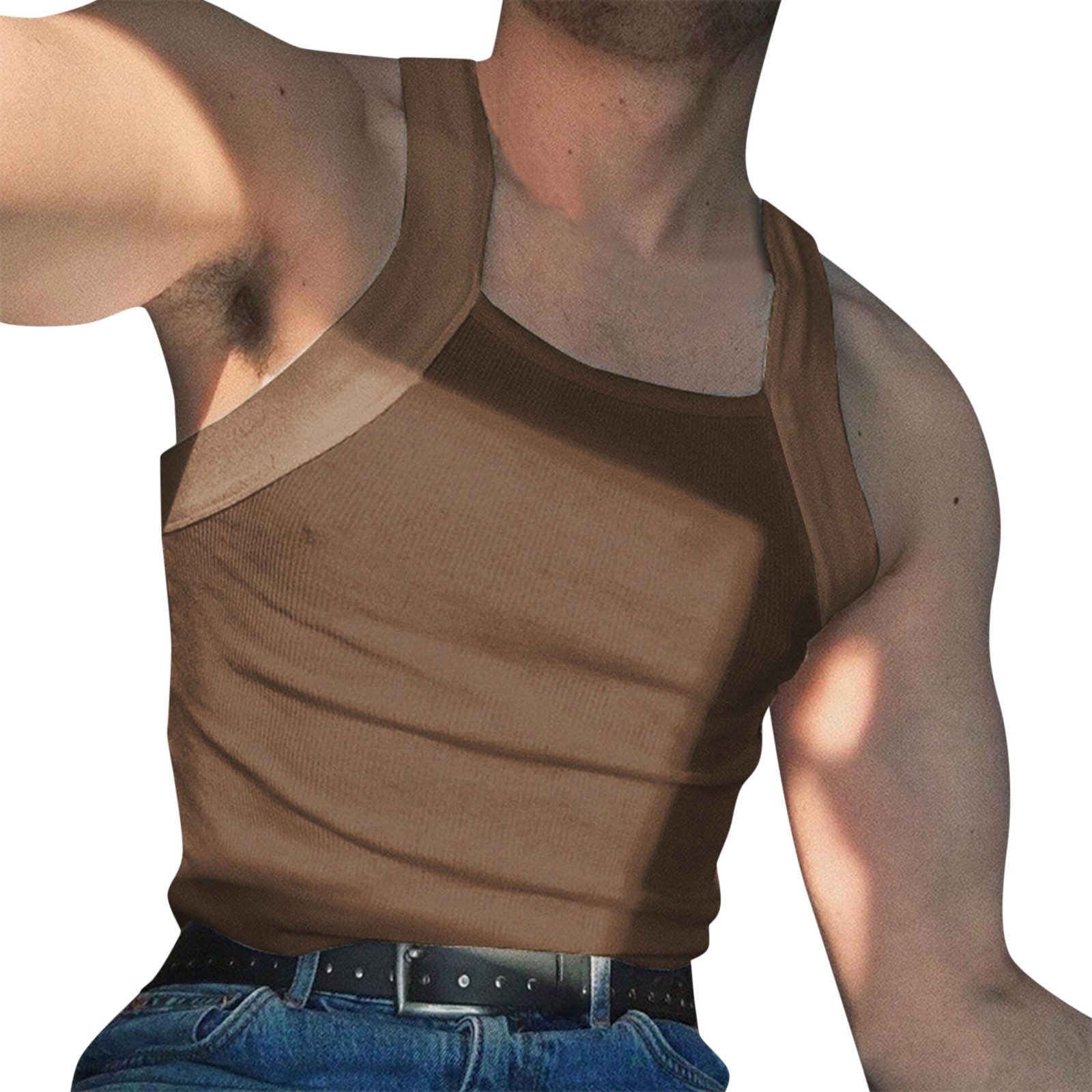 Men Solid Tank Top 9