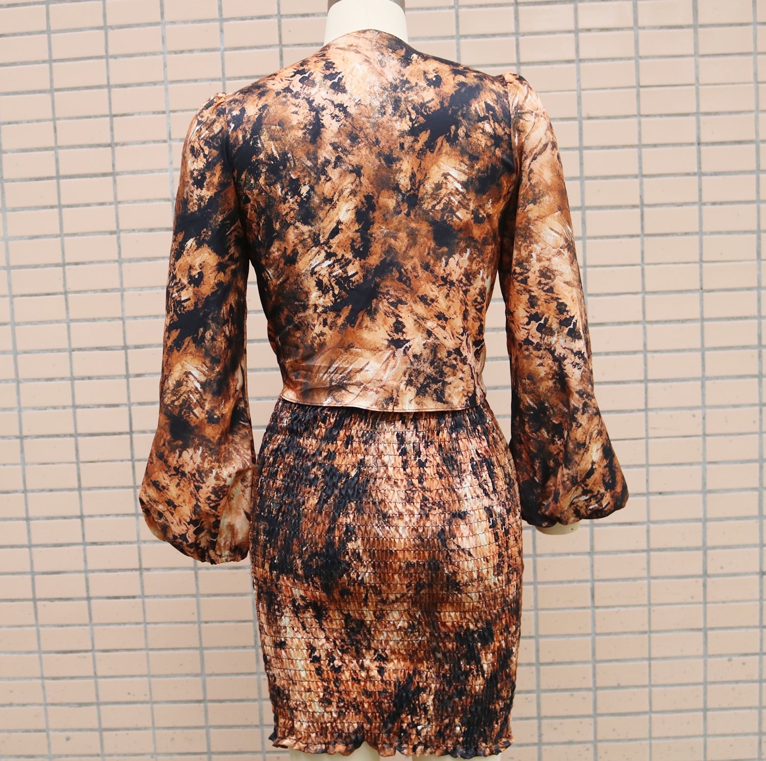 Women Top + Skirt Two Piece Set 8