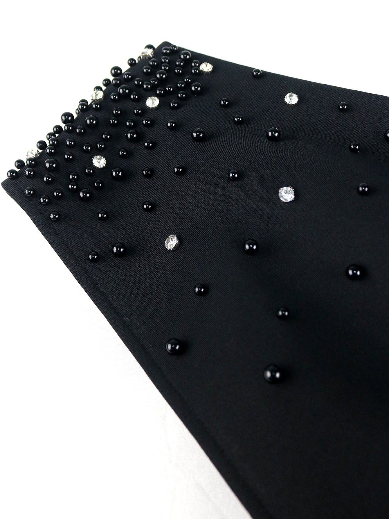 Women v-neck sleeveless beaded Formal Party Dress 9