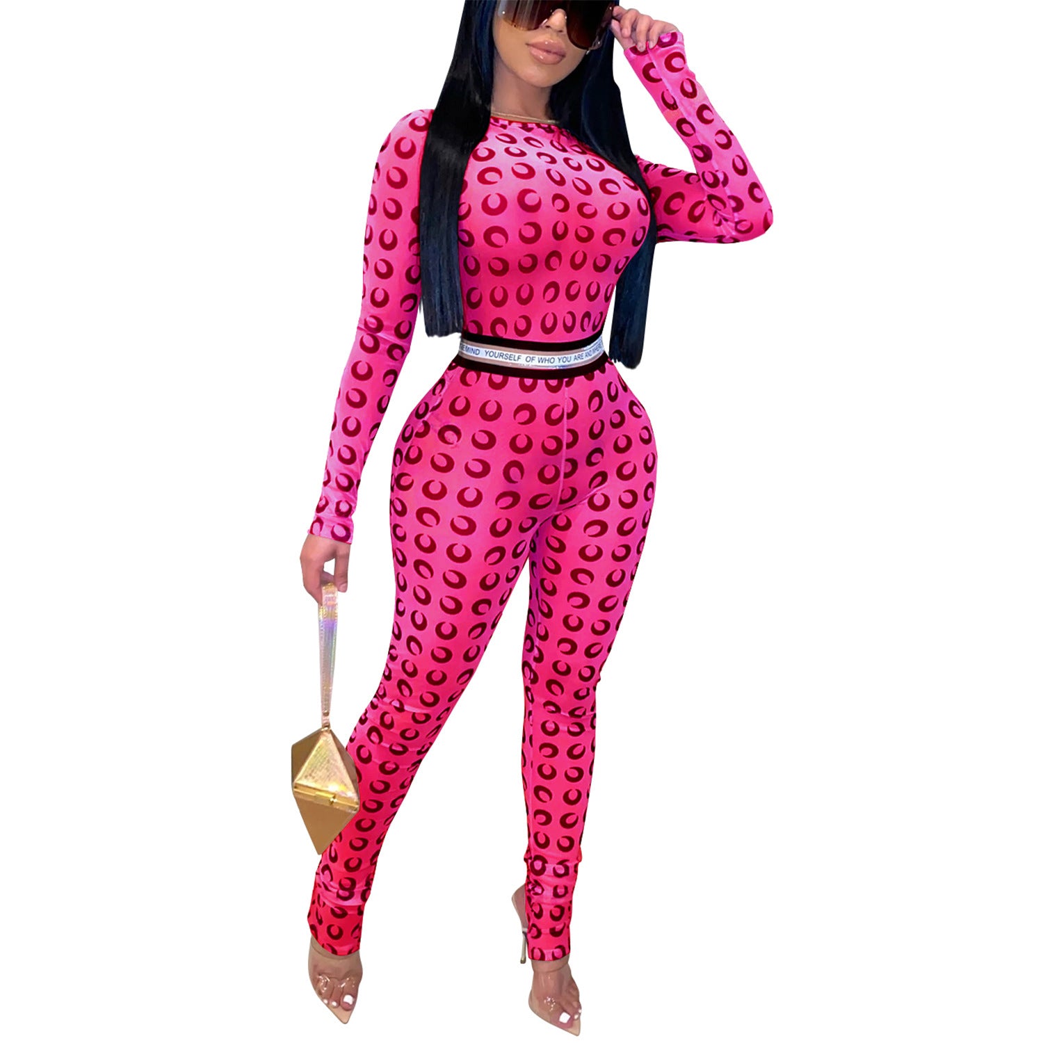 Fashionable And Sexy See-Through Mesh Nightclub Jumpsuit 10